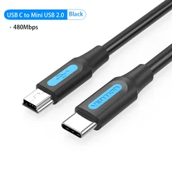 Vention USB - C to Mini USB Adapter Cable - 0.5m (USB C to Mini USB)