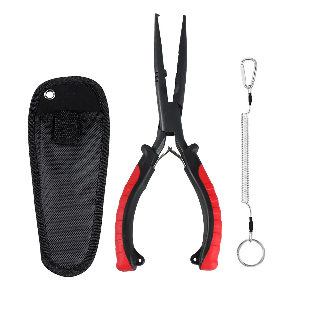 Line Cutter Scissors 23cm Lure Fishing Pliers Sturdy Long Nose