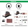 250W Mini Belt Sander Electric Bench Grinder Sanding Machine 7 Speed Adjustable Control Small Grinder Sharpener Polisher Machine 4
