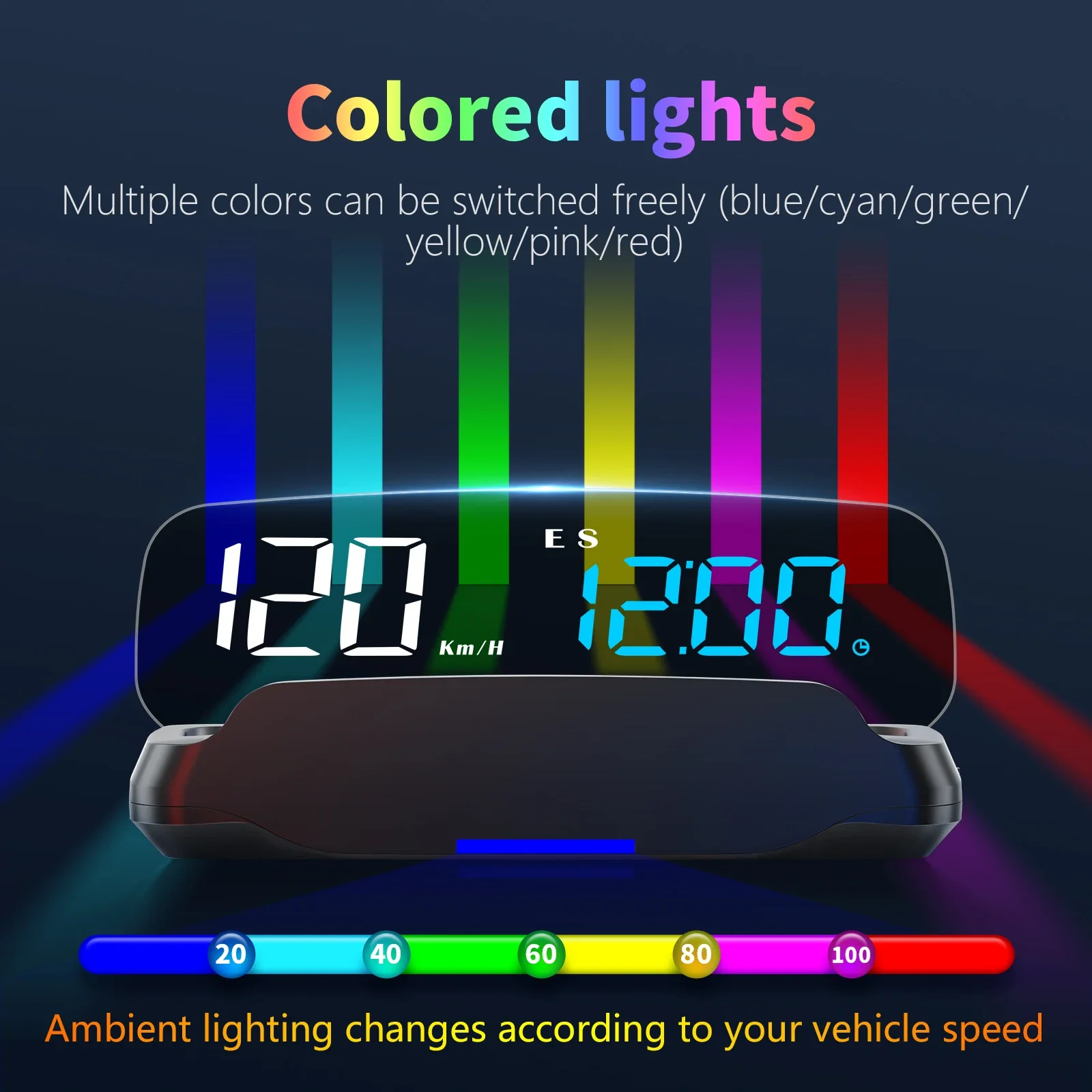 C7  ÷ USB GPS ڵ ӵ, ð ħ , ڵ  ġ,  溸,   KM/H MPH