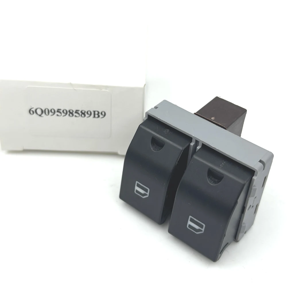 OE: 6Q09598589B9 6Q0959858 6Q0959858A Power Window Lift Control Switch Button For VW Polo 4 MK4 9N Sedan Crosspolo Vento Gol