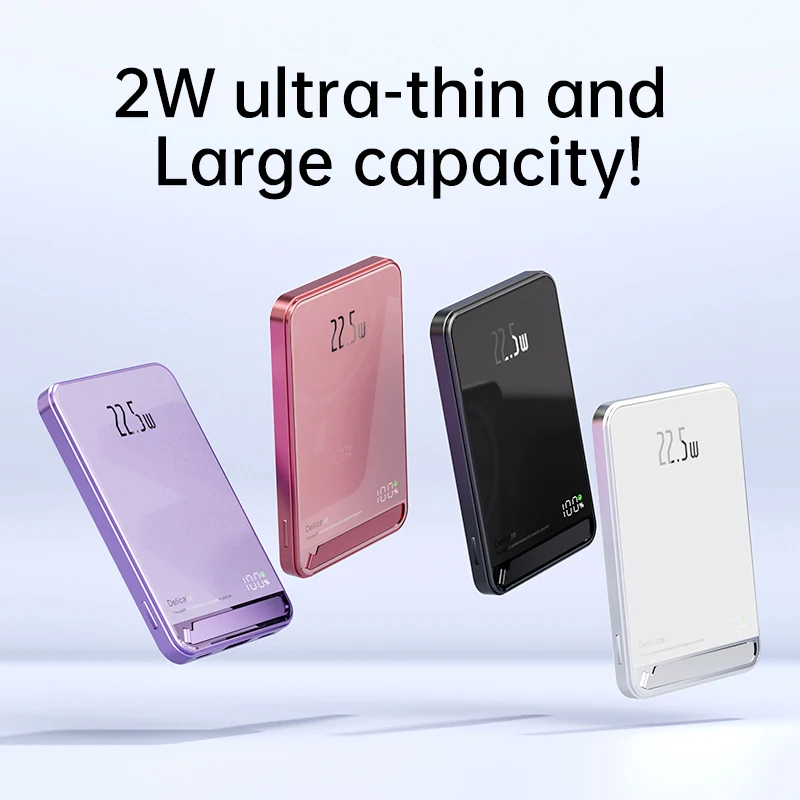 Xilecaly 20000mAh Fast Charger For Magsafe Power Bank High quality Alloy With Battery Wireless Powerbank Magnetic Phone Charger 5