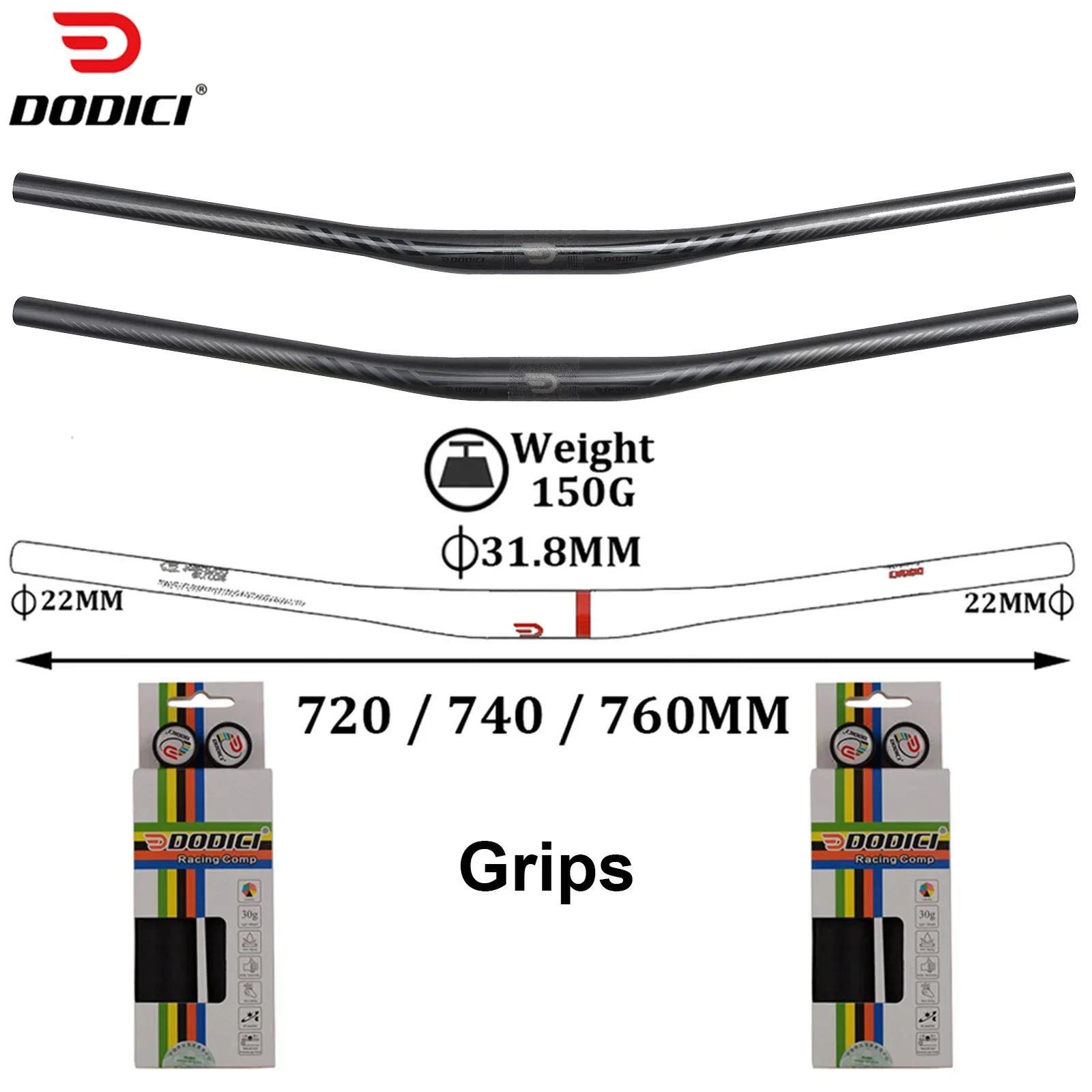 Bicycle accessories Bicycle handlebar MTB Bicycle Carbon Handlebar Pair of Grip Bike Handle Accessories Mountain Road Cycling Bicycl Steering Wheel