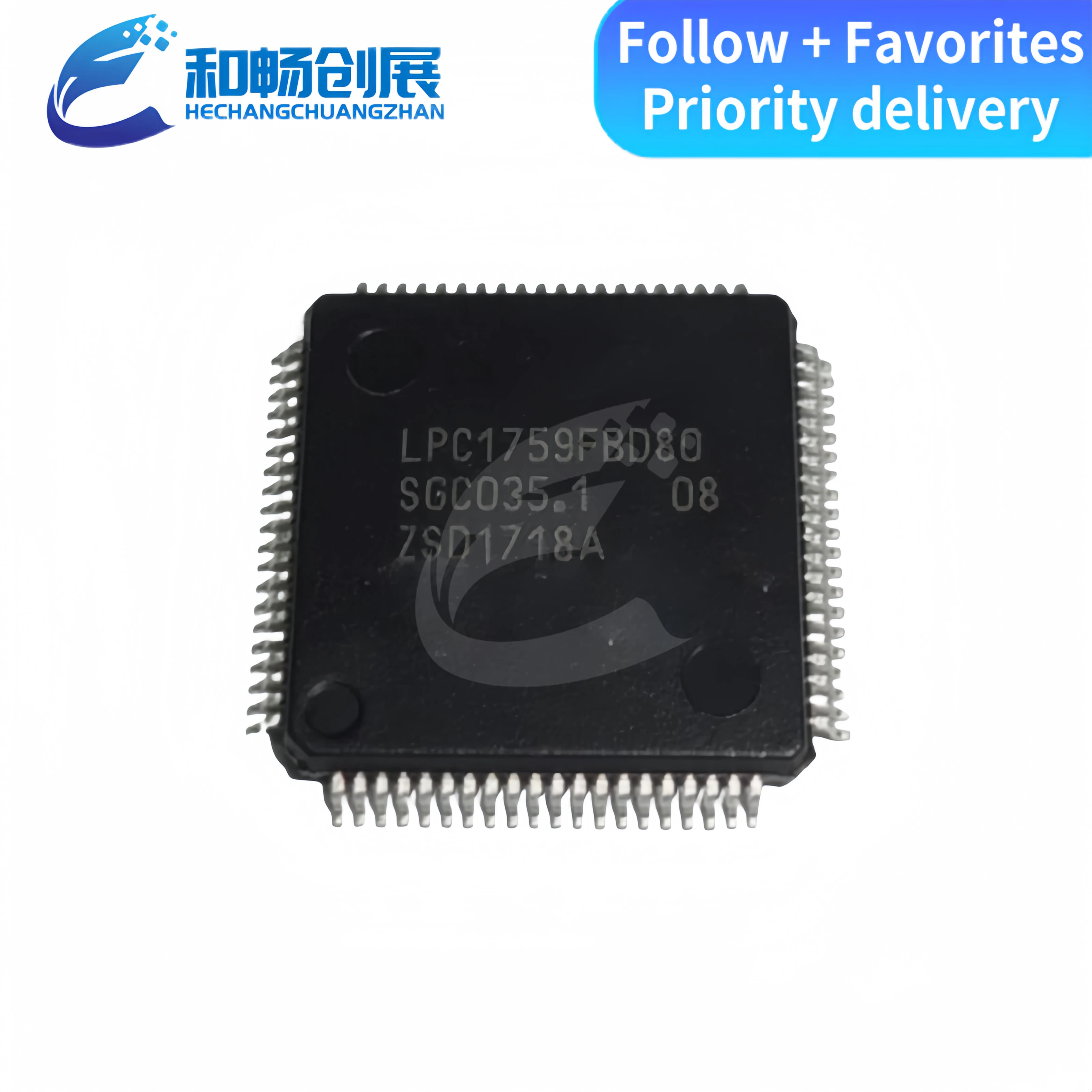

LPC1759FBD80K LPC1759 LQFP80 ARM микроконтроллер-MCU оригинальная фотография