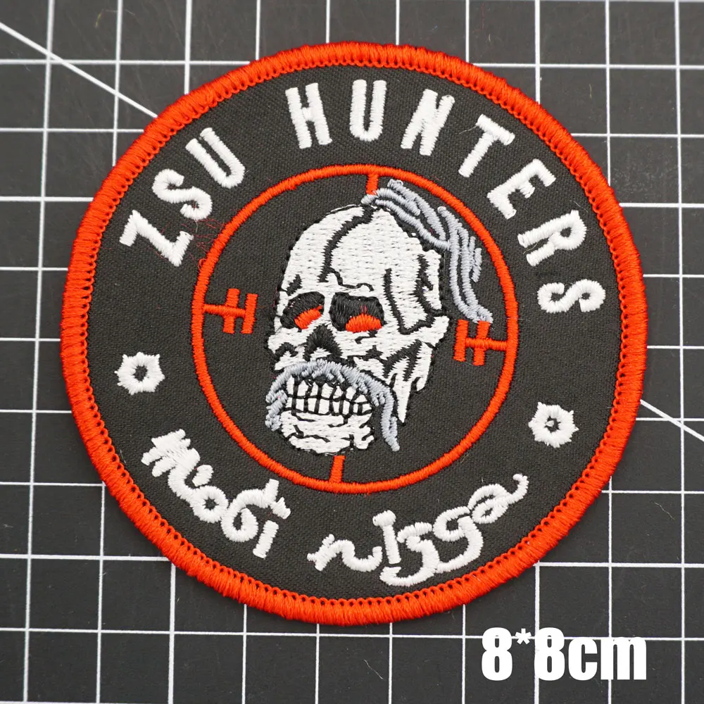 

Вышитые тканевые нашивки Hunter с крючком и петлей, значок для морального духа, тактический ремень на руку и украшение одежды