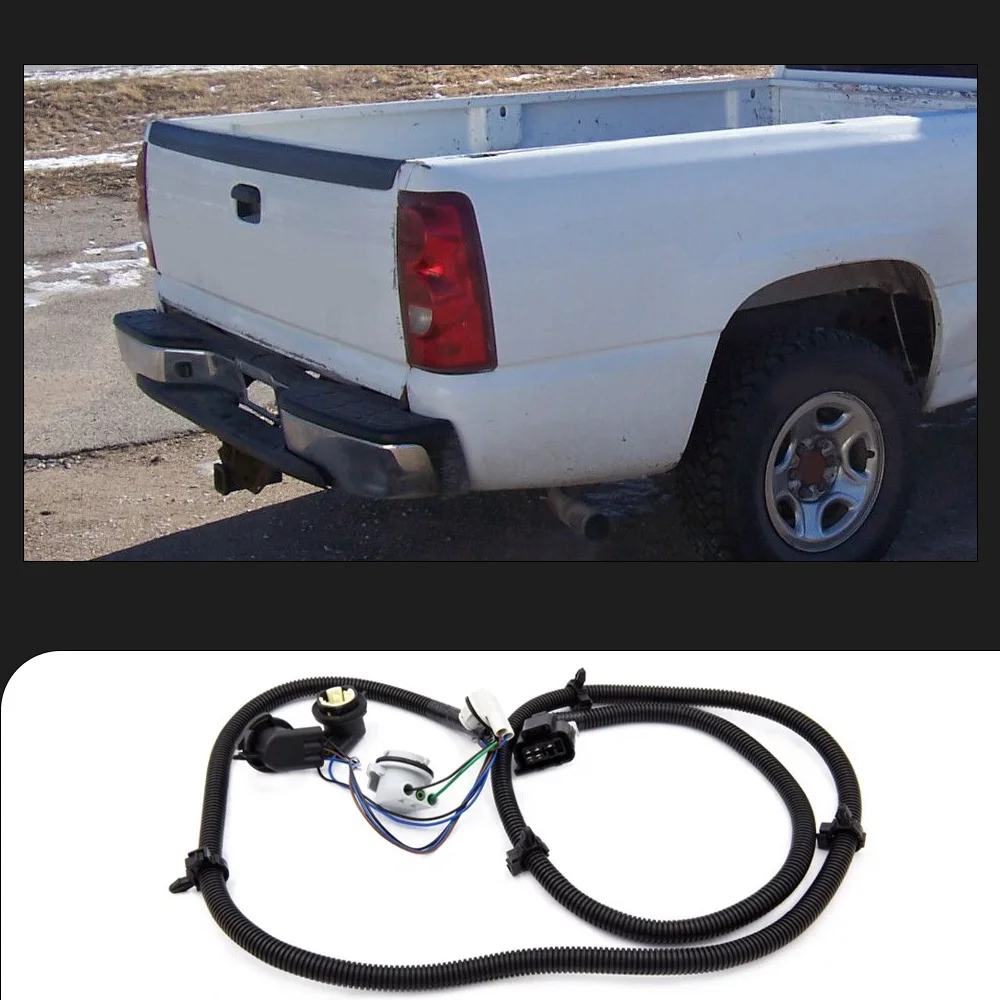 자동차 좌측 테일 라이트 와이어링 하네스 16531401, 쉐보레 실베라도 1500 1500HD 2500HD 3500 에 적합, 1 개