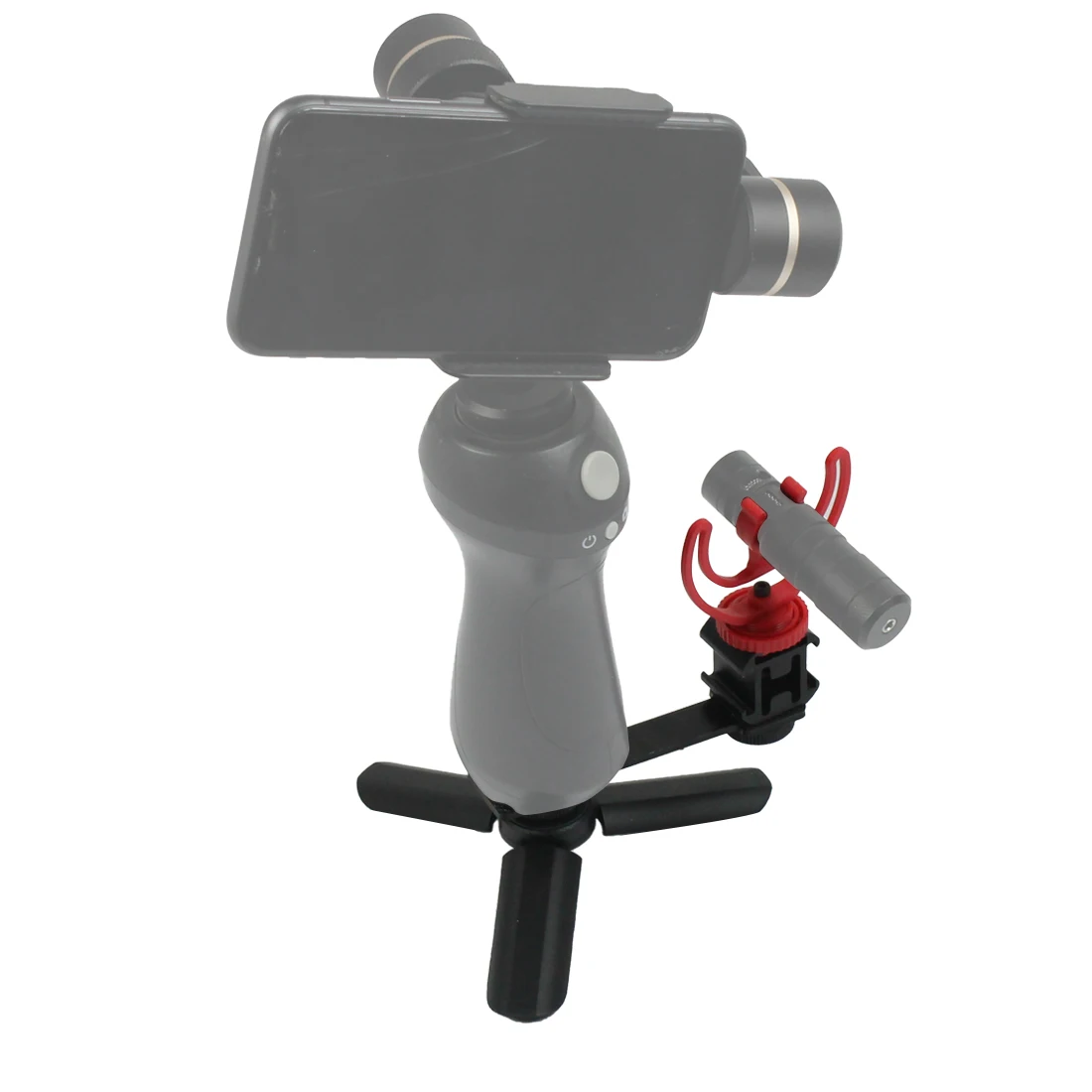 2Pcs Plastic Universal MicShock Mount Cold Shoe Hotshoe Adapter Microphone Bracket for VM100 200 Microphone On Holder Stand
