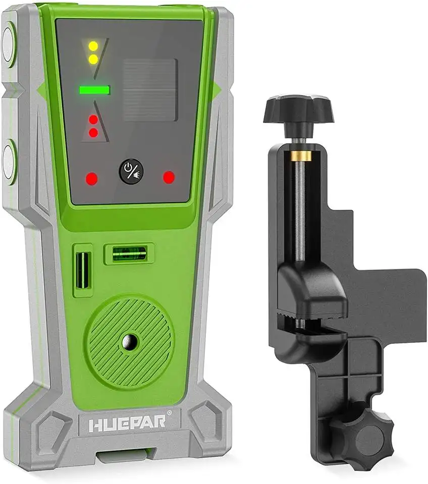 

Huepar LR-8RG Laser Detector for Laser Level Digital Receiver For Green and Red Beam Two-Sided LCD Displays and Magnet