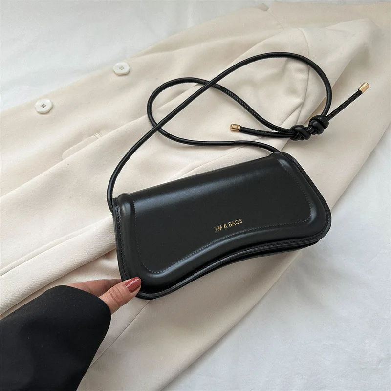 Women's Cross Shoulder Bag PU Leather Underarm Bag Small Bag with Handle Wallet