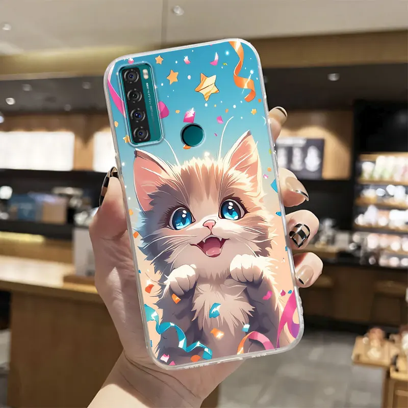 Transparent Shockproof Silicone Soft Phone Case