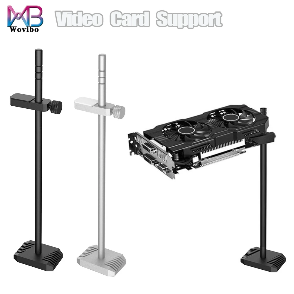 Alumínio Magnetic Desktop Bracket Suporte a Placa Gráfica Video Gpu Holder Stand Jack Ajustável