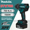 Makita Electric Wrench DTW700 Brushless Multi functional Rechargeable 18V Lithium Battery Auto Repair High Torque Impact Wrench 3