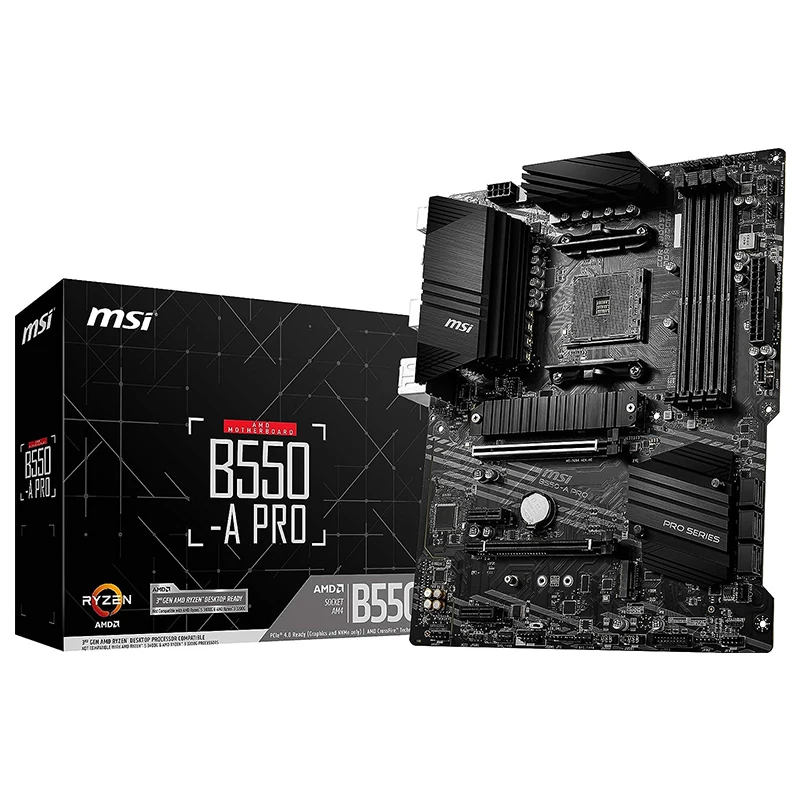 Nuova Scheda Madre Msi Pro B550-A Pro Am4 Amd B550 Sata 6 Gb/S Usb 3.0 Atx Amd