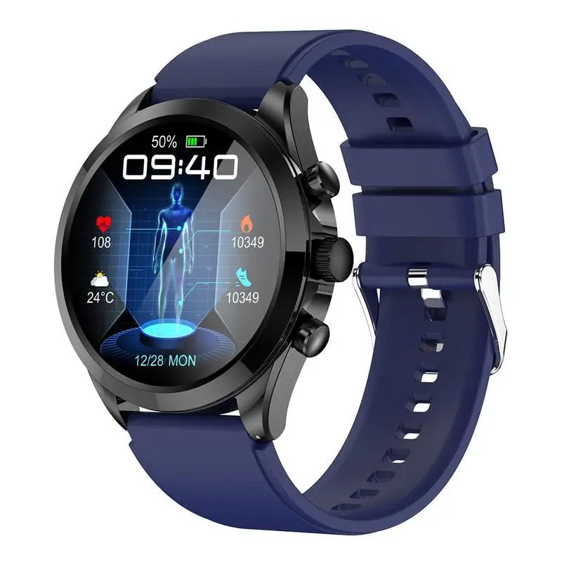 

Wireless Call Smart Watch Men Waterproof Sport Fitness Tracking Weather Display Man Smartwatch With ECG Recording