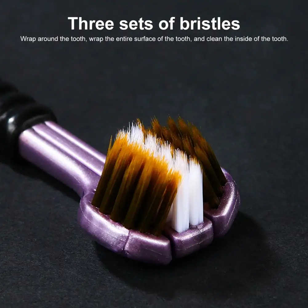 Three-Sided Toothbrush 1/4 Pcs Teeth Gum Care