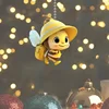 Cute Little Wasp Car Rear View Mirror Holder, Bee Car Hanging Ornament, A Gift for Bee Lovers, Automotive Interior Decorations 3