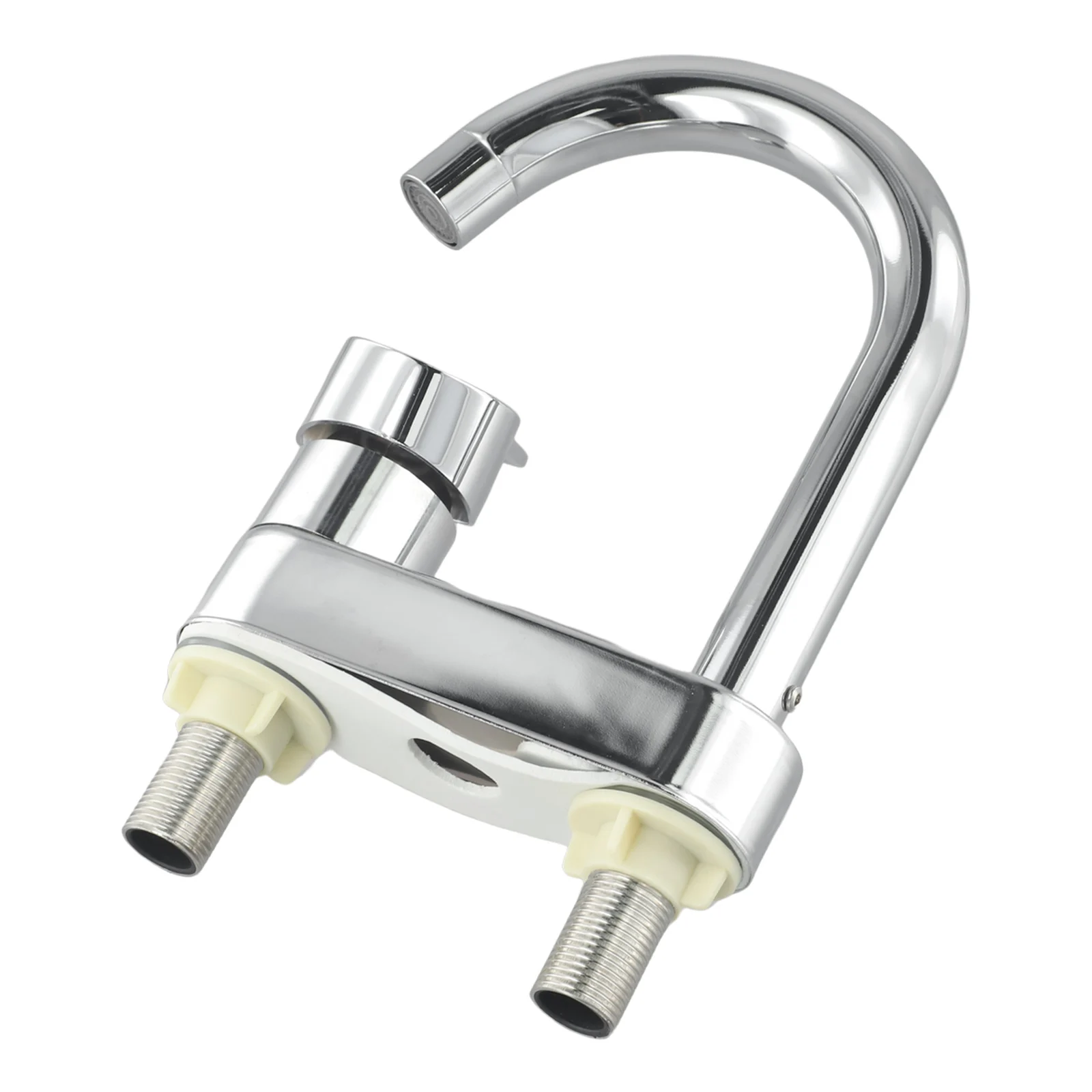 

Смеситель для раковины из нержавеющей стали 304, настенный смеситель для раковины, смеситель для раковины с двойным отверстием, изогнутый смеситель для ванной комнаты