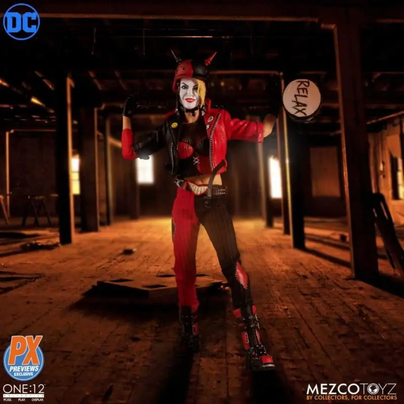 mezco ハーレイ・クイン デラックス エディション ONE:12 Mezco Toyz One: 12 Collective Harley Quinn Female Joker 1/12