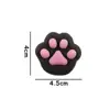 Soft Sensory Toy Mini Cat Paw Squeeze Toy Silicone Fidget Toy Cartoon Fidget Toy TPR 3D Pinch Decompression Toy Children 6