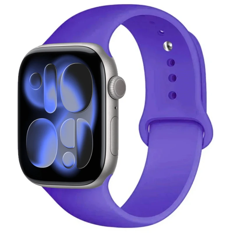 Premium Silicone Sport Strap for Apple Watch - Versatile and Durable Band Replacement
