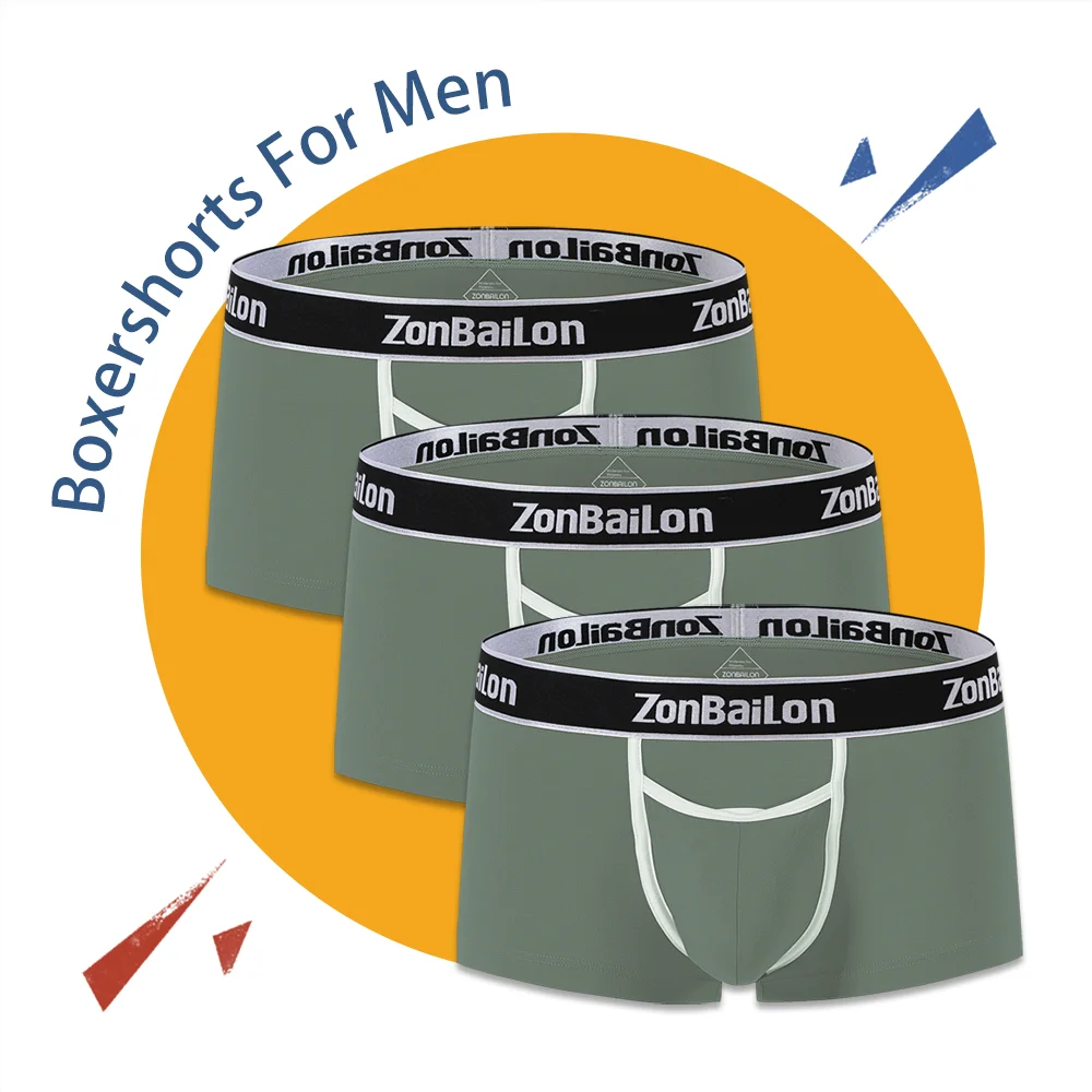 Bamboo Fiber Solid Color Sexy Man's Underwear Comfortable Soft Men Boxershorts Gift Male Boxer Shorts