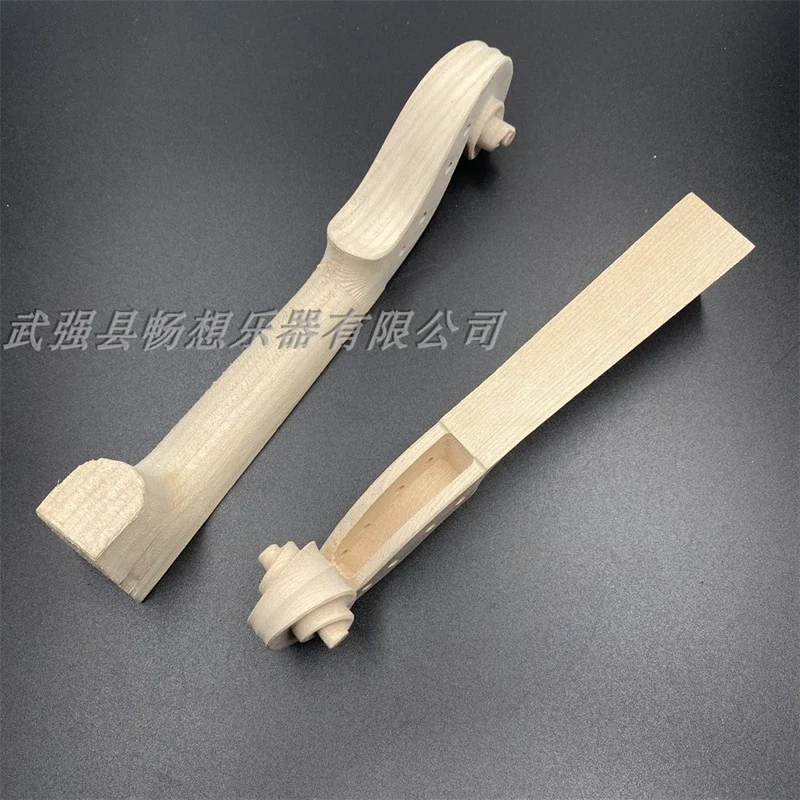 Viola Head Neck 1pcs carved maple white 15".15.5".16".16.5" Viola parts fittings