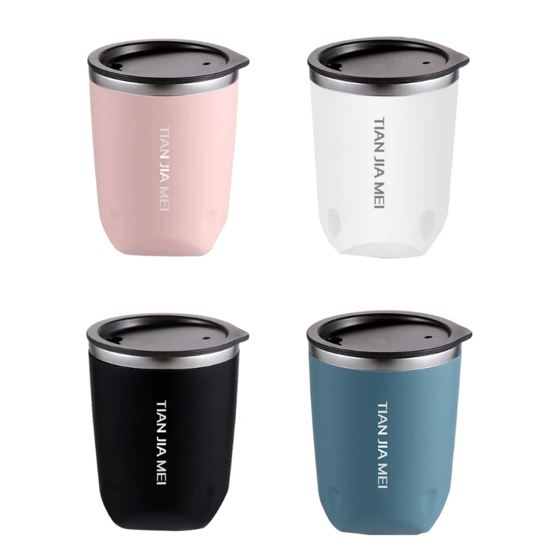 

Drinking Cup Beer Milk Drink Coffee Mug Insulated Water Tumblers Mug for Office W3JE