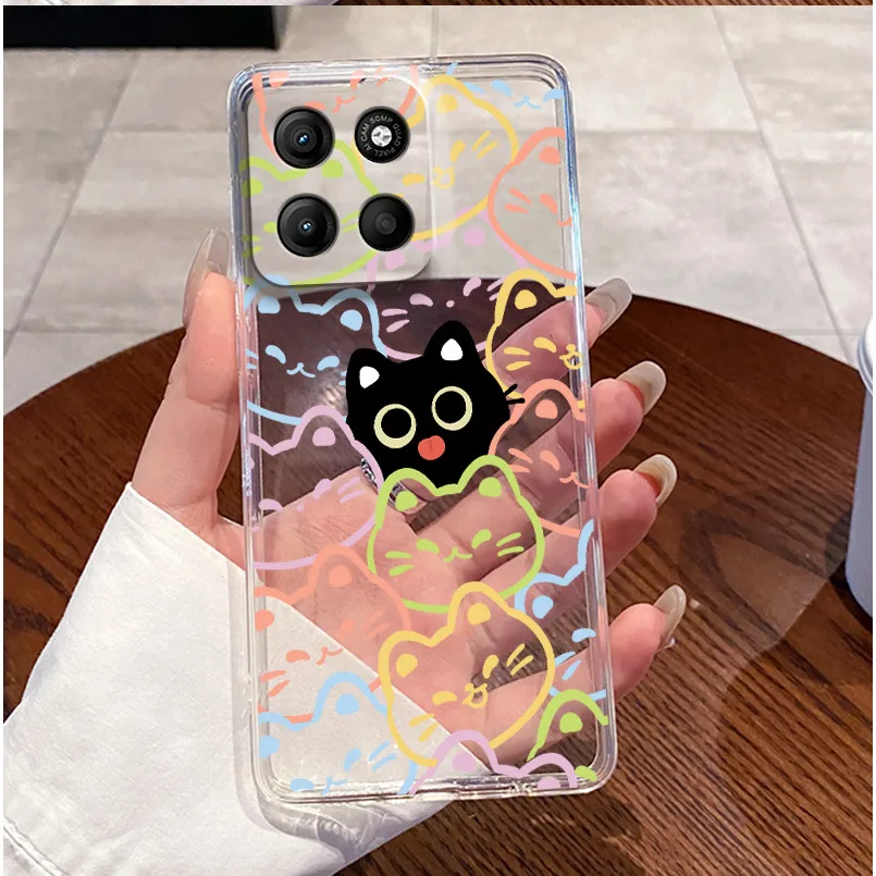 Luxury Cute Love Rabbit Clear Soft TPU Silicone Phone Case Cover