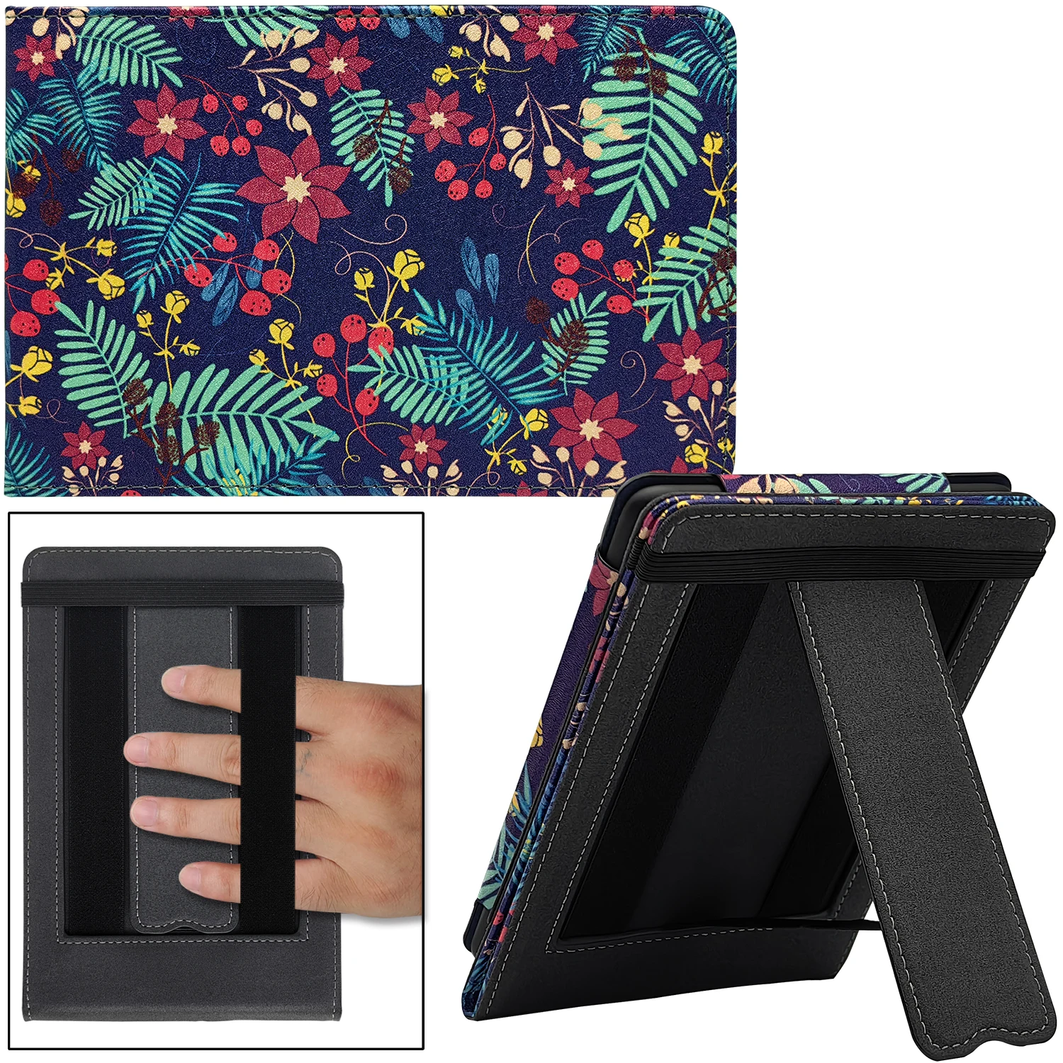 Funda Para Kindle Paperwhite De 10, 6, 7. ª Generación, 6 Pulgadas, Soporte Con Doble Mano, Apagado Automático Y Encendido