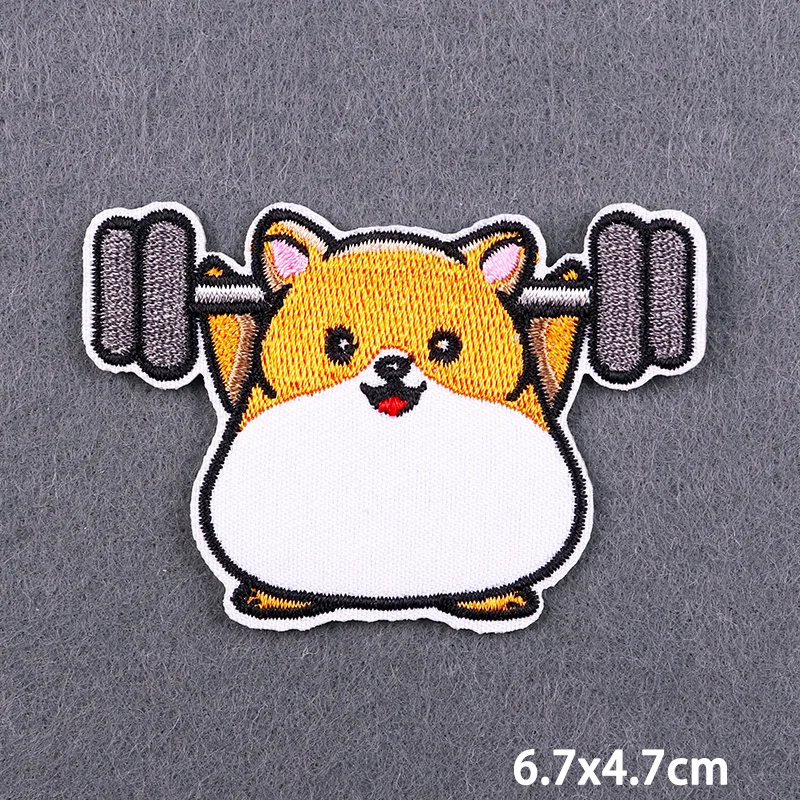 Funny Animal Embroidered Patches For Clothing Stickers Cartoon Cat Patch  Iron On Patches On Clothes DIY Badges - AliExpress