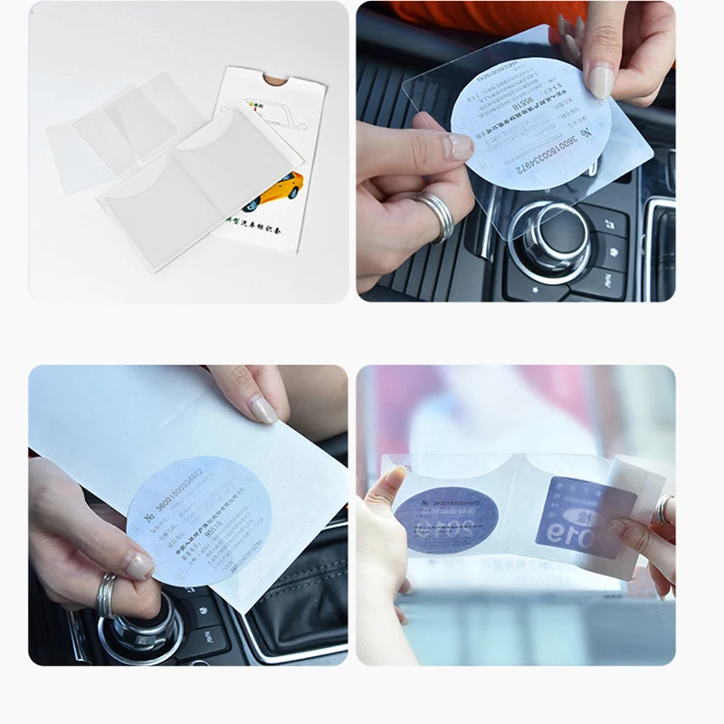 Support Badge Telepeage 10 Clips Ticket De Pare-brise + 5 Crochets Voiture - Supports Adhésifs Pour Stationnement Et Documents Porte Document Auto Organisateur