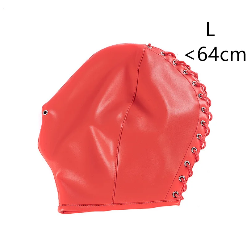 Leather Full Face Mask for Party Cosplay and Halloween