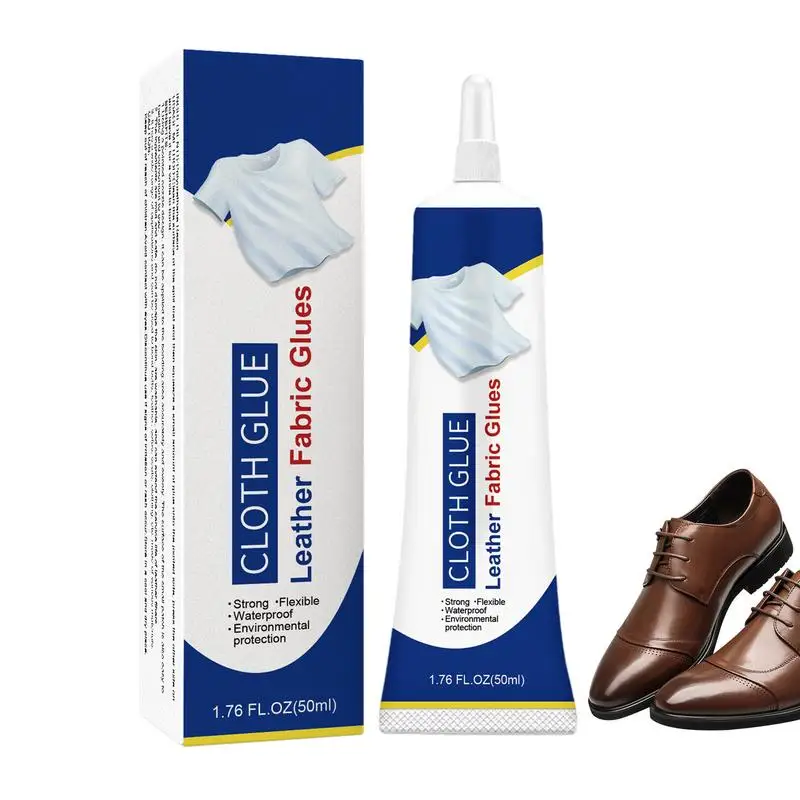 

Sew Glue Clothes Fabric Leather Sew Glue Secure Fast Drying Glue Liquid Sewing Stick Adhesives Waterproof 50ML