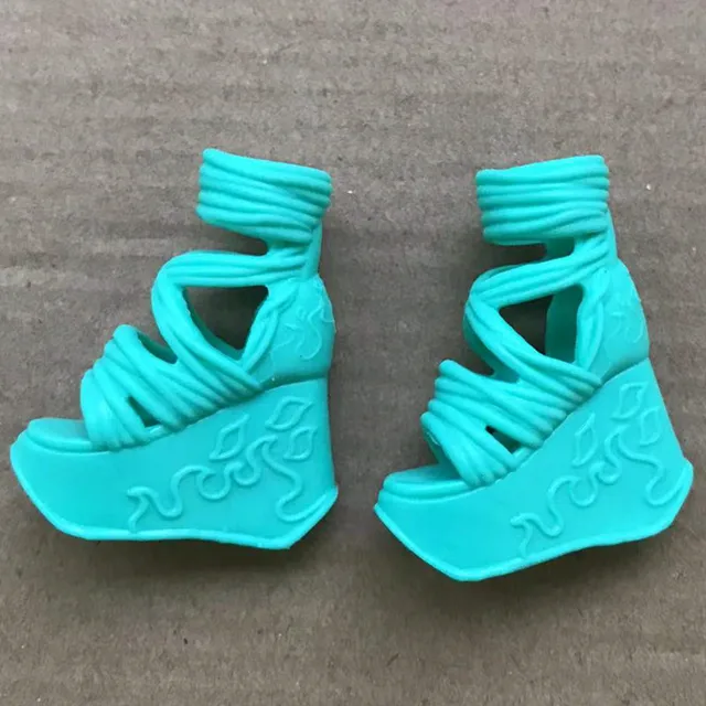 Monstering High Doll Shoes Sandals Boots DIY Dressing Toy Original Doll Shoes Glasses Necklace Headband Waistbands Decors 3