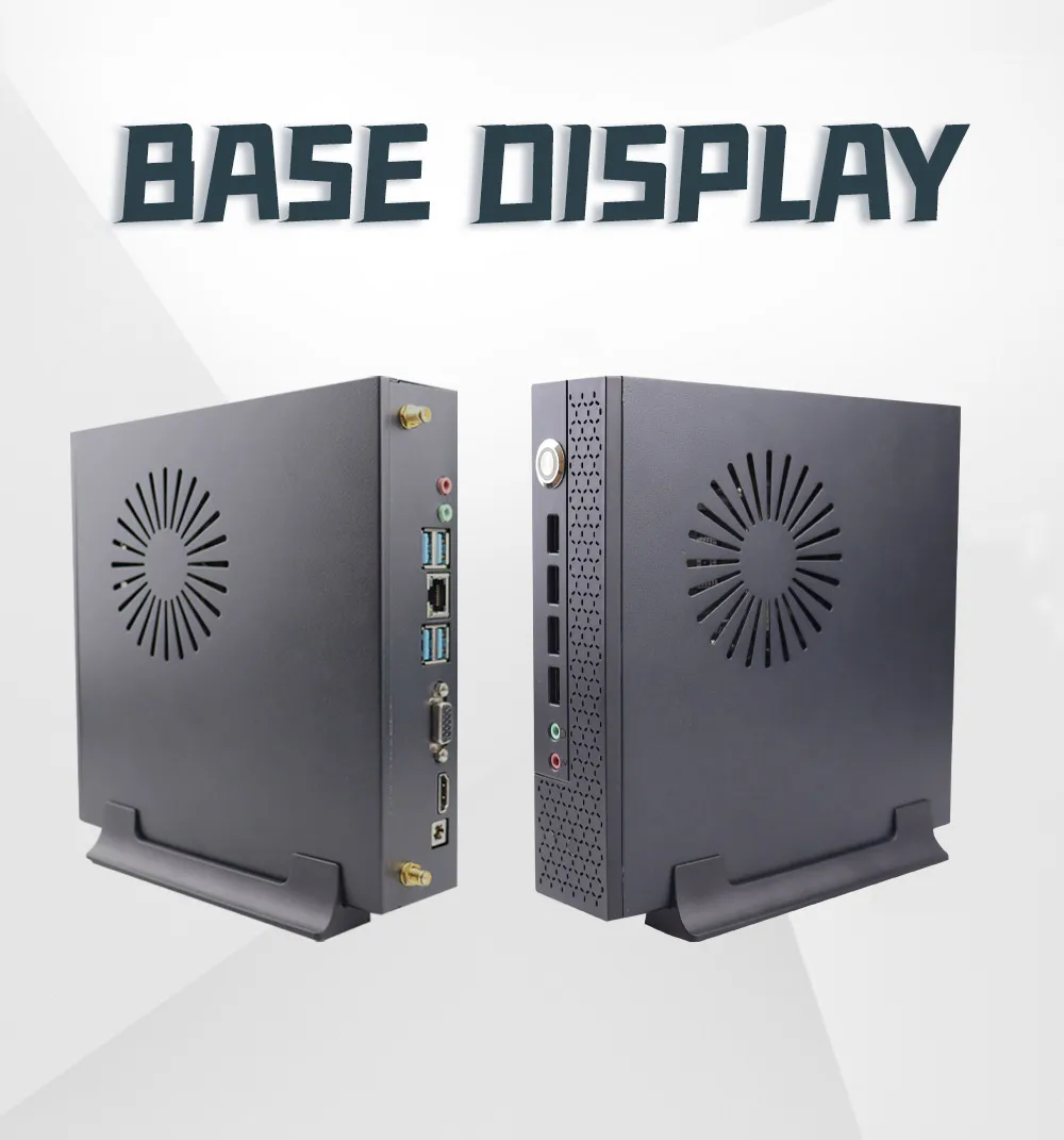 Mini itx chassi portátil desktop computador caso