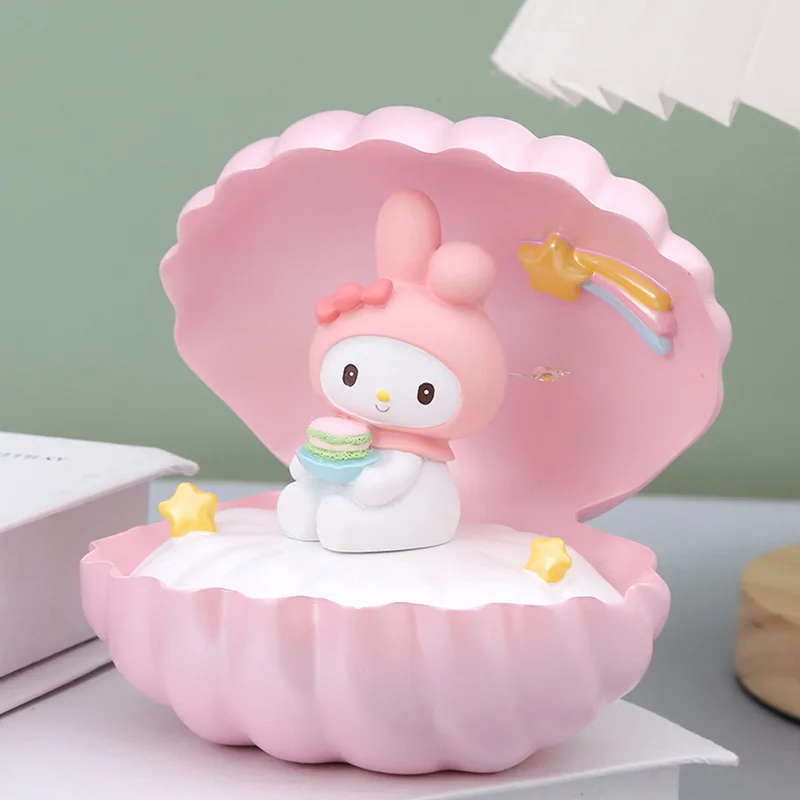 Sanrio My Melody Kuromi Night Light Cinnamoroll Pompompurin Shells