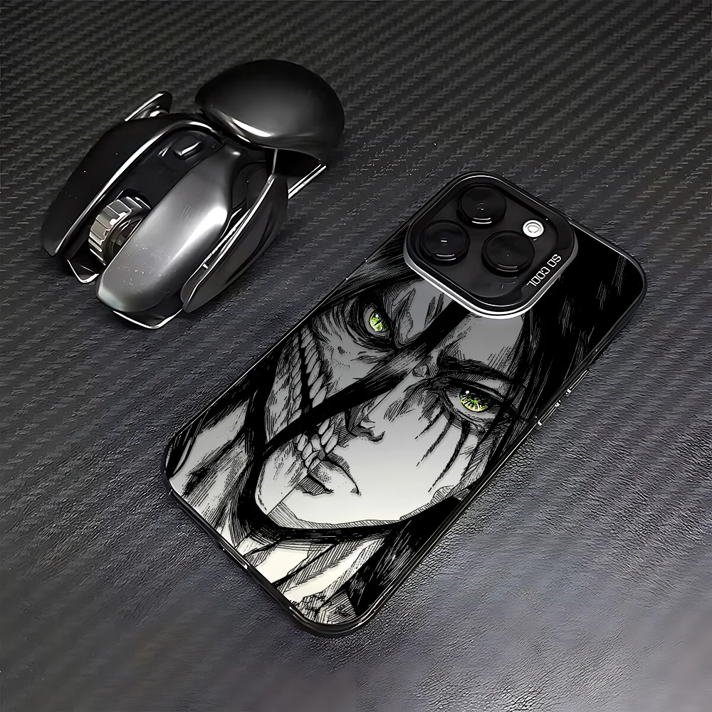 Luxury Hot Anime Attack On Titan Anti-Fall Matte Phone Case