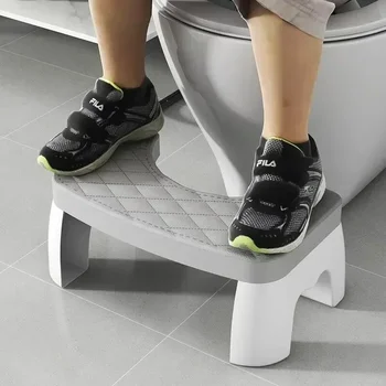 1PC Waterproof Squatty Potty Toilet Stool Toilet Foot Stool Squat Stool For Pregnant Woman Children Adult Old People 2