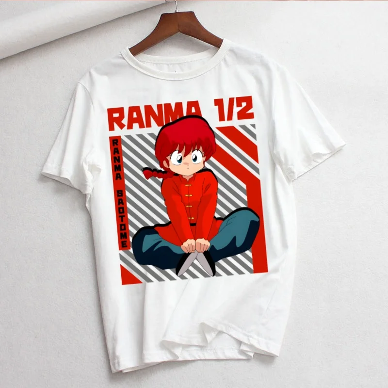 Ranma 12 Shampoo Rumiko Takahashi Frauen T Shirt Casual Lustige T-shirts Kawaii Tees Top Hipster Weibliche Harajuku Kurze Shirts – Detail 8