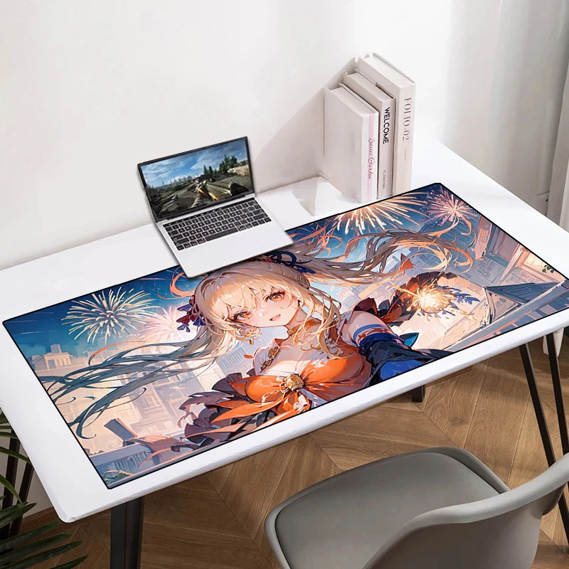 DEHUA Tapis de Souris Genshin Impact XXL Sangonomiya Kokomi Clavier