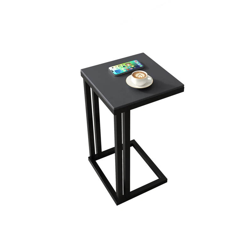 Simple Lounge Bedside Table Living Room Small Coffee Sofa Side Light Luxury Iron Balcony Cabinet Mesas Terraza Bedroom Furniture