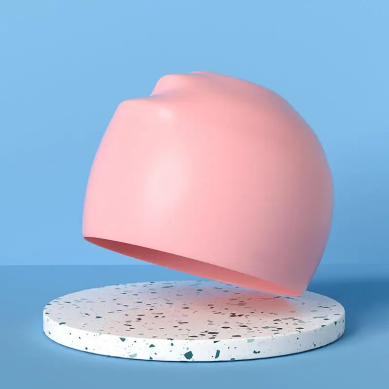 Long Hair Swim Cap Waterproof Swim Hat Bathing Swimming Caps Swim Hat Non-slip Bathing Swimming Caps For Long And Short Hair 5
