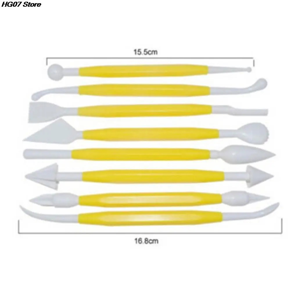 Polymer Clay Tools Plastic Clay Sculpting Set Polymer Modeling Clay Tools Poly form Sculpey Tools Set For Shaping Play dough Toys 8pcs/set