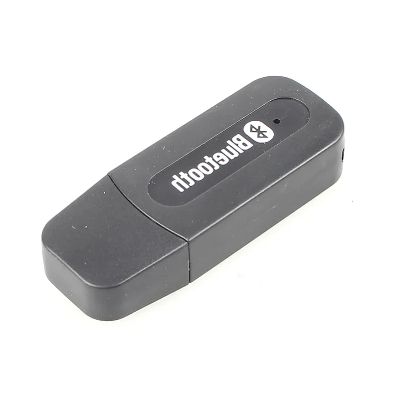 Black Plastic Wireless Bluetooth Audio Receiver for Smartphone