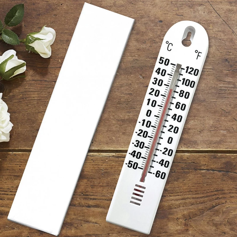 652F Wall Thermometer Indoor Home Office Wall Mounted Weather Thermometers  Room Temperature Checker and Garden Thermometer