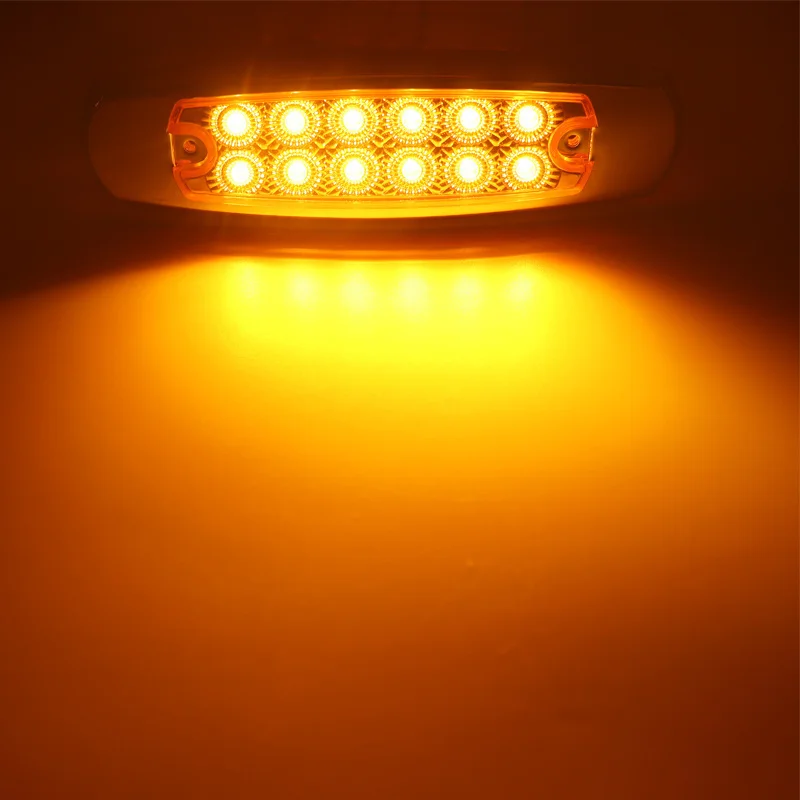 LUKUCEA LED Vorderseite Marker Lights 12V/24V Positionsleuchte Universal  für Kontrollleuchte LKW Van Anhänger Dachleuchten Beleuchtung  Nebelscheinwerfer für Pickup SUV Offroad, 5 Stück,Gelb : : Auto &  Motorrad