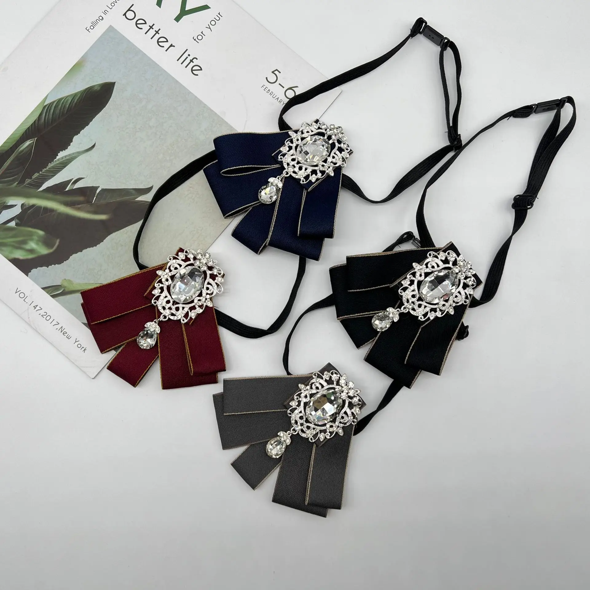 Children's Accessories Neck Flower Performance Catwalk Evening Dress Bow Tie Accessories Boy's Small Suit, Corsage Jewelry