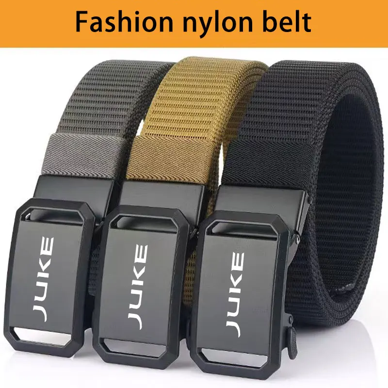 

Military Automatic Metal Buckle Quick Release Men And Women Outdoor Nylon Sports Belt For Nissan Juke Car Accessories