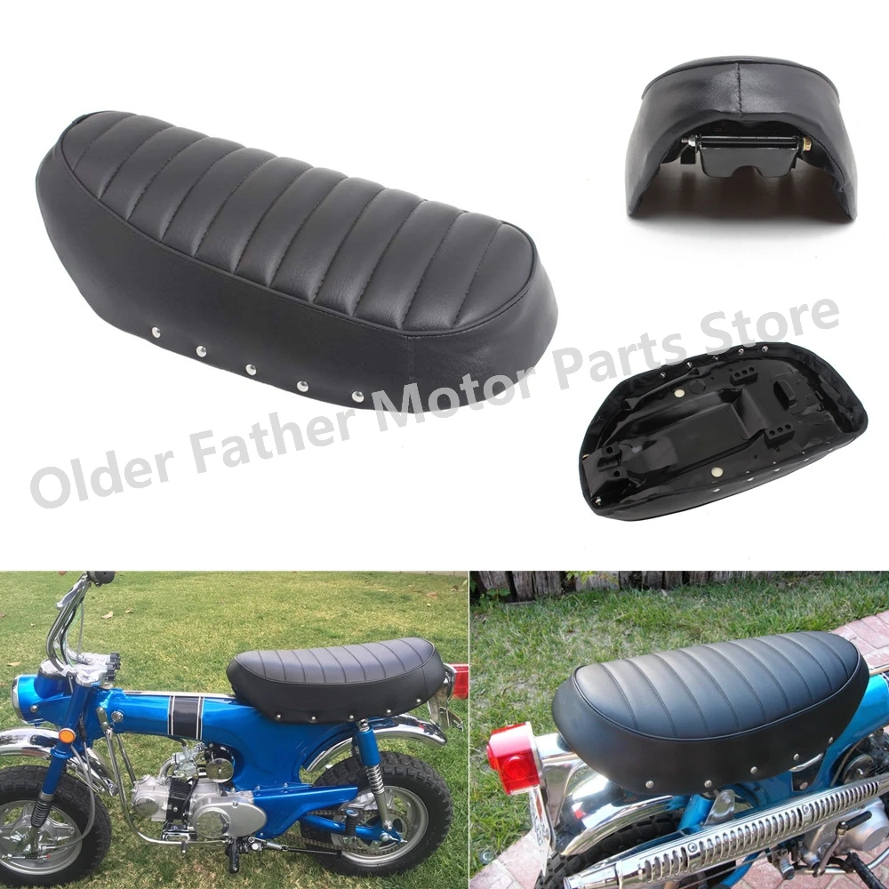 

Motorcycle Black Retro Complete Seat For HONDA CT70 Trail 70 CT70H DAX ST70 ST50 1969-1971 Solo Seat Saddle Accessory