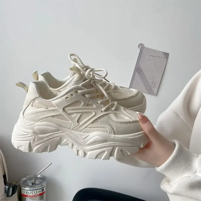 أحذية رياضية غير رسمية مكتنزة للنساء ، أحذية رياضي...